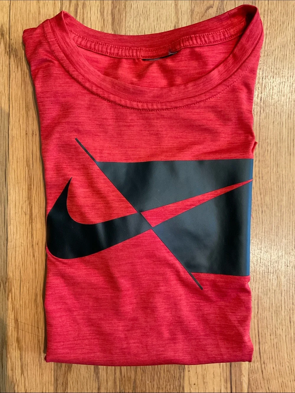 NIKE - TEE -  Red/Black - Boy’s Size M -- Short Sleeve